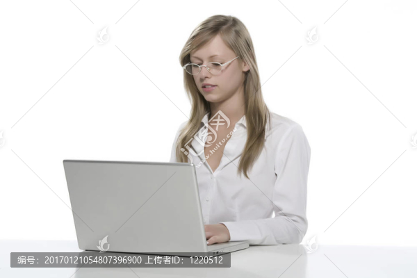 年輕的女商人