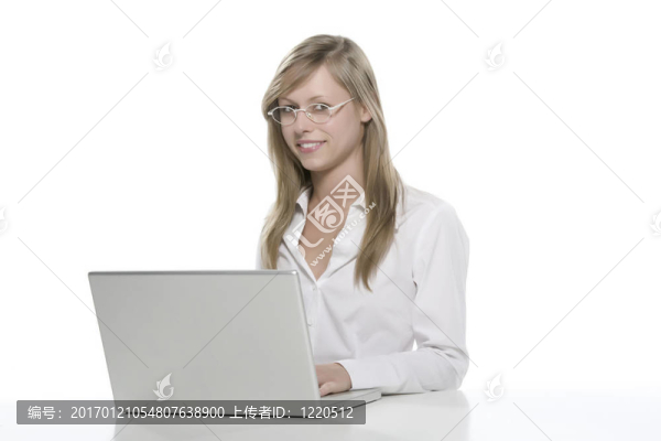 年輕的女商人