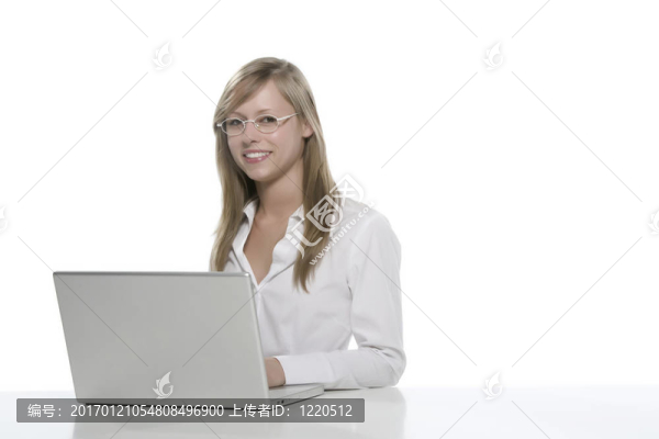 年輕的女商人