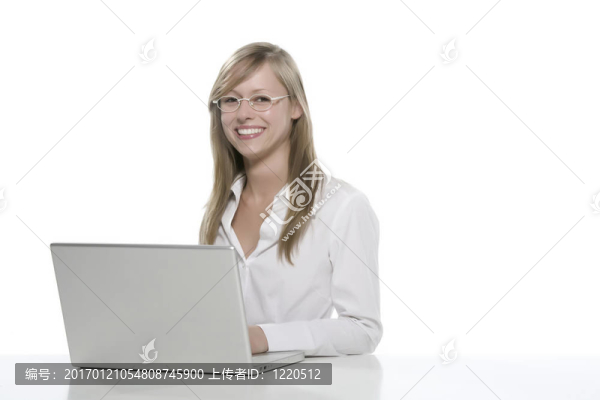 年輕的女商人