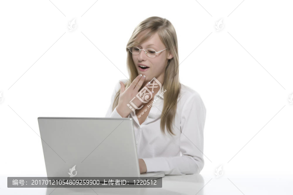 年輕的女商人