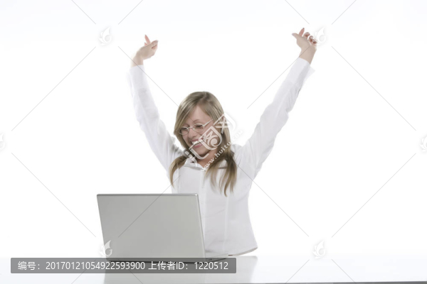 年輕的女商人