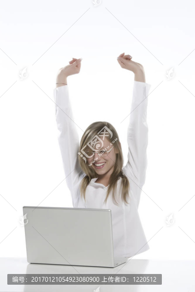年輕的女商人