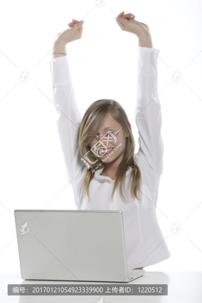 年輕的女商人