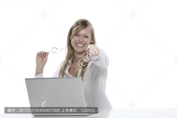 年輕的女商人