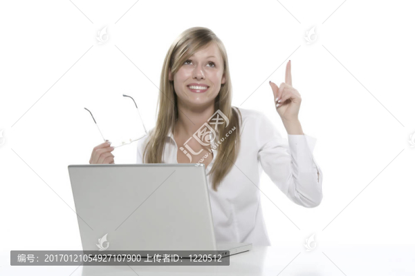 年輕的businesswoma