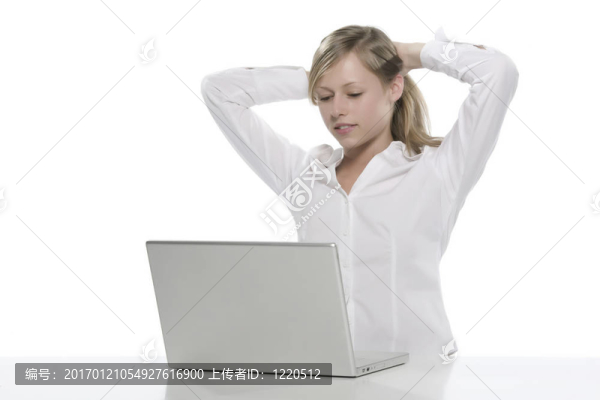 年輕的businesswoma