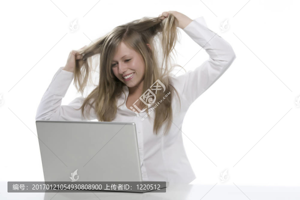 年輕的女商人