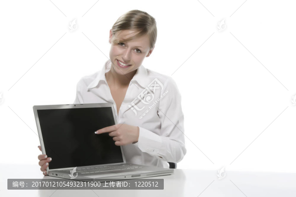 年輕的女商人
