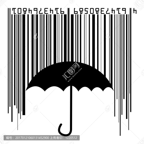 條碼的雨