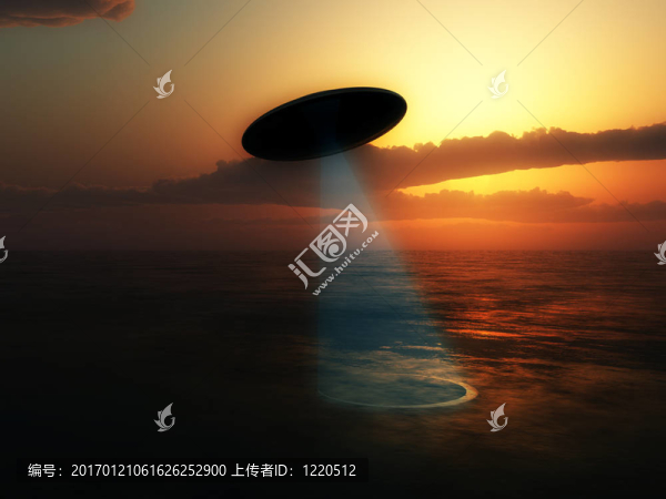不明飛行物在水