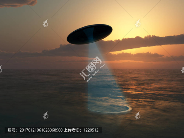 不明飛行物在水