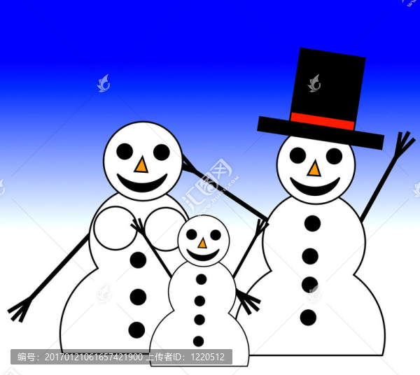 說明雪人家族