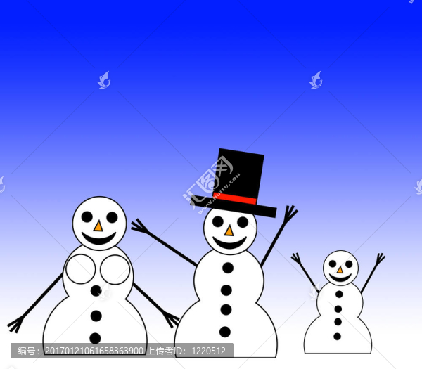 說明雪人家族