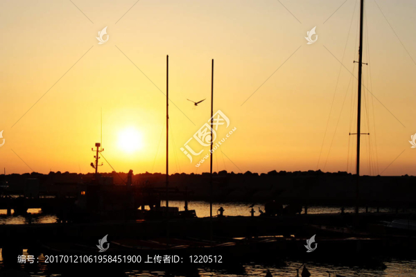浪漫的日落