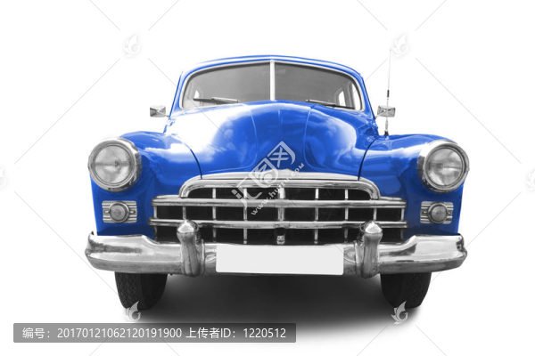 紅色的復(fù)古汽車