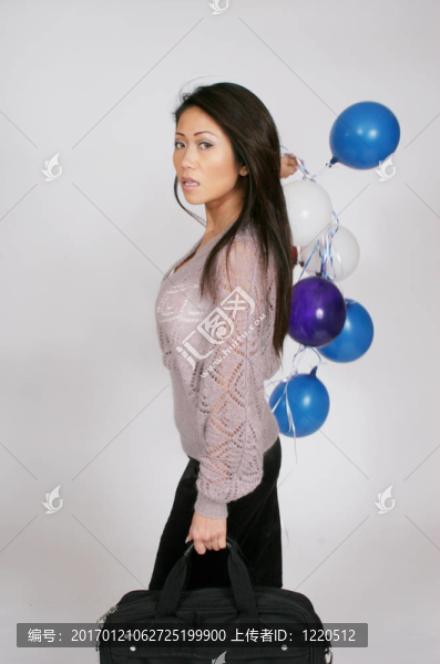 氣球的女士