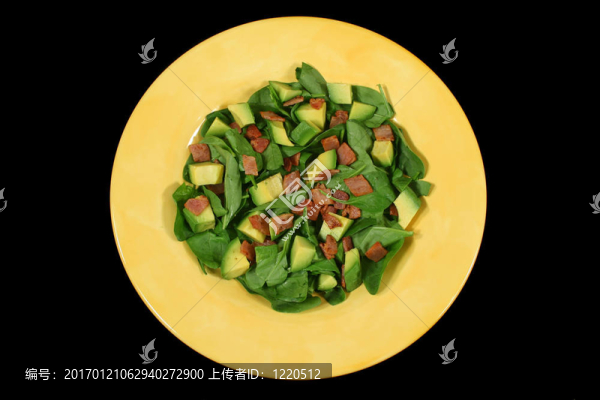 牛油果和熏豬肉沙拉1