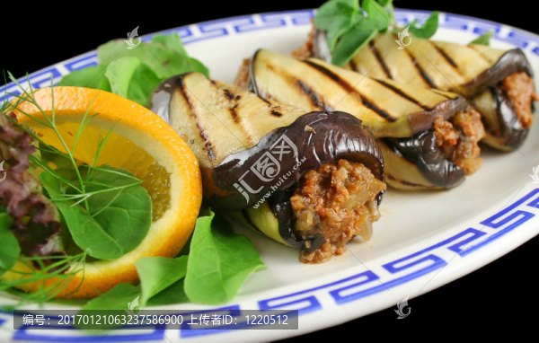 茄子和牛肉卷