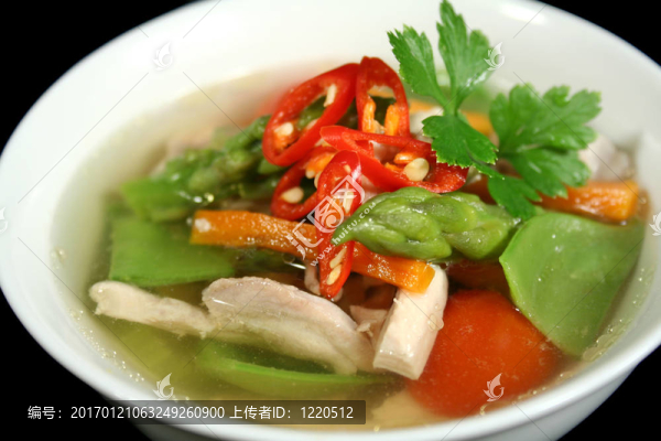 Low,Carb,Chicken和素菜湯2