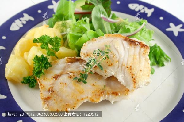 煎鱸魚1