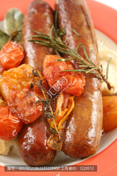 香腸和Tomato,Bake