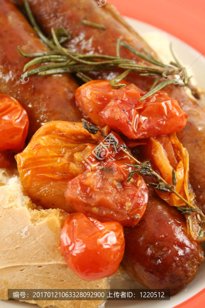 香腸和Tomato,Bake