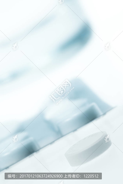 特寫鏡頭的藥丸