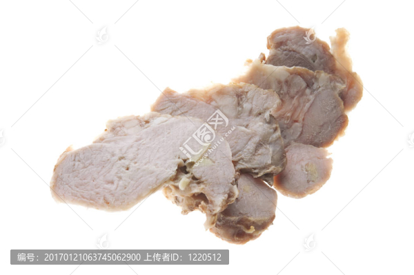 切割冷煮豬肉