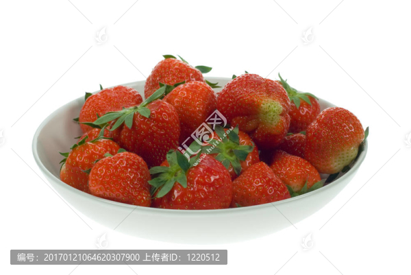 一碗新鮮草莓