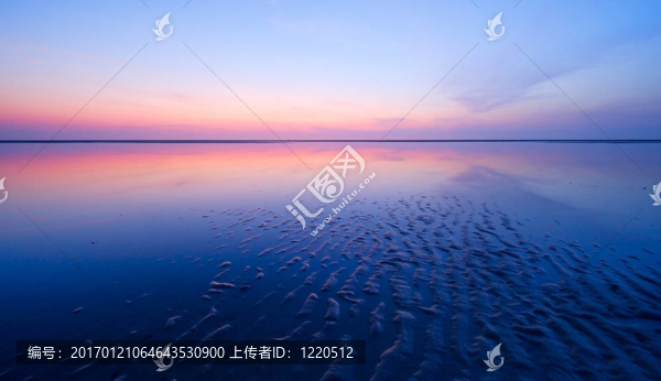 美麗的夜晚在海灘
