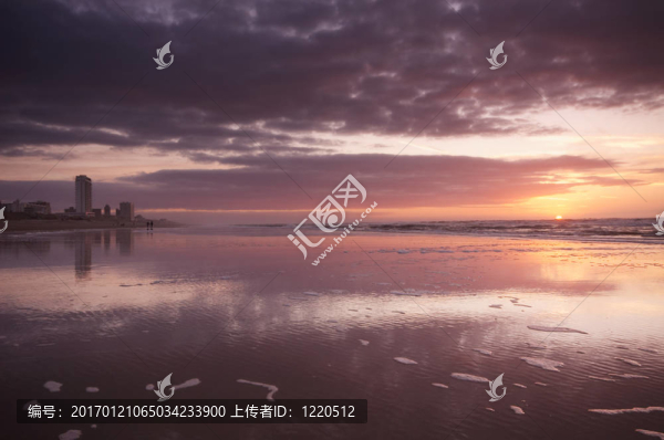 海洋和日落