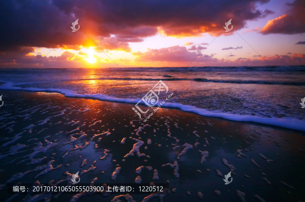 海洋和日落