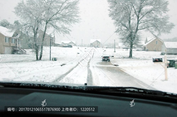 下雪天