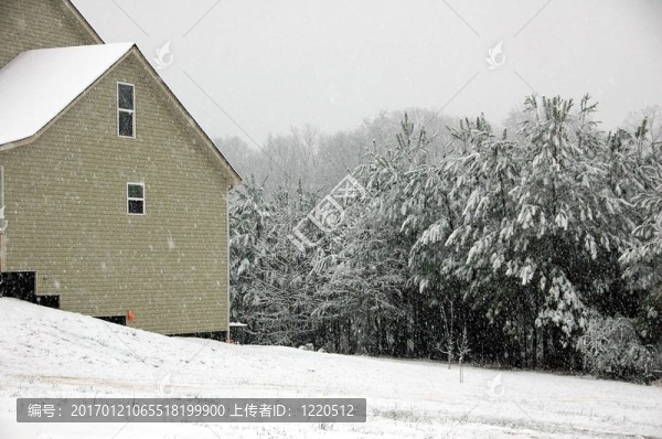 下雪天