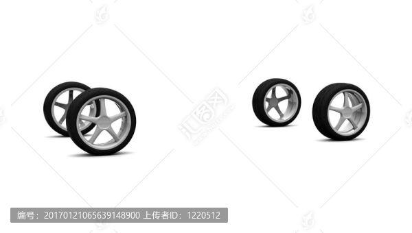 四個(gè)新的汽車(chē)車(chē)輪-匯圖網(wǎng) www.fosd68.com 四個(gè)新的汽車(chē)車(chē)輪