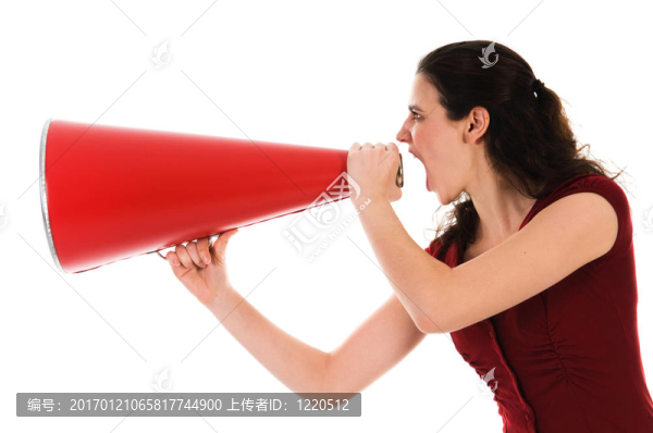 女人和Megaphone