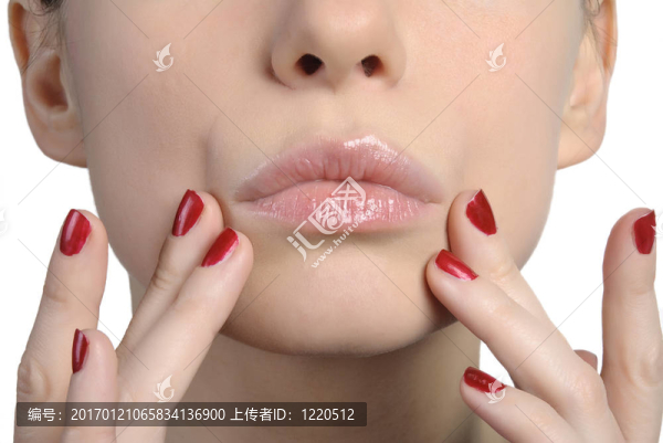 女人的臉部特寫