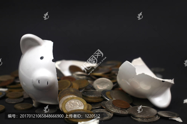 破碎的儲(chǔ)蓄罐