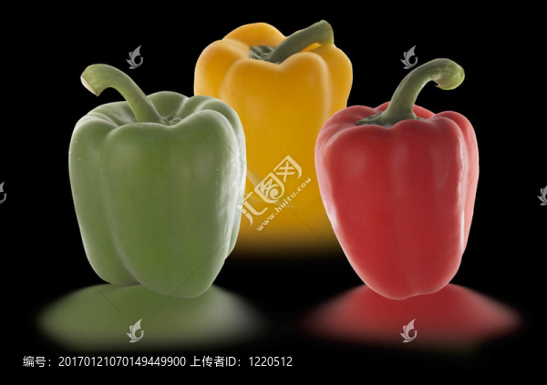 不同顏色的辣椒