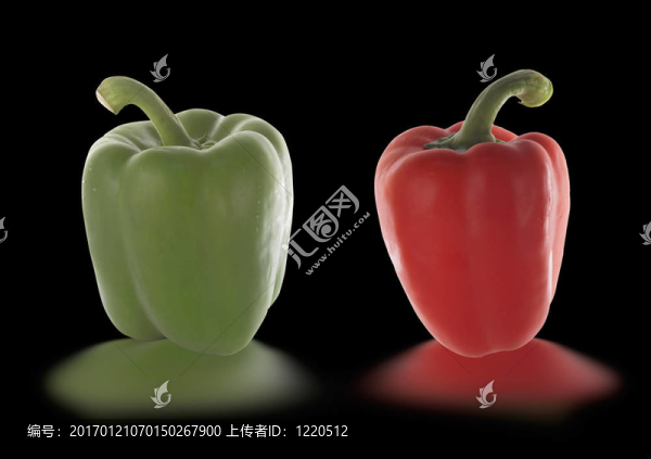 紅與綠胡椒