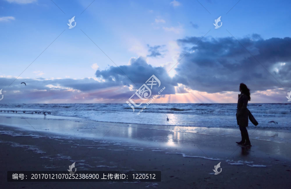 海灘日落