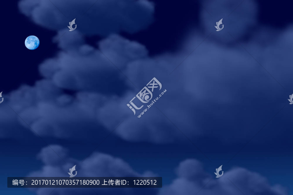 在晚上