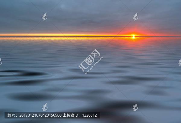 水和日落