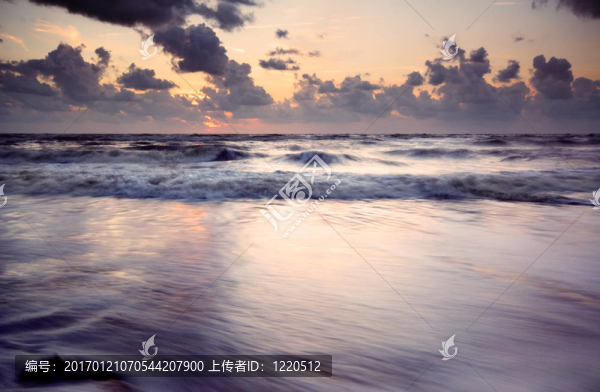黃昏的海灘
