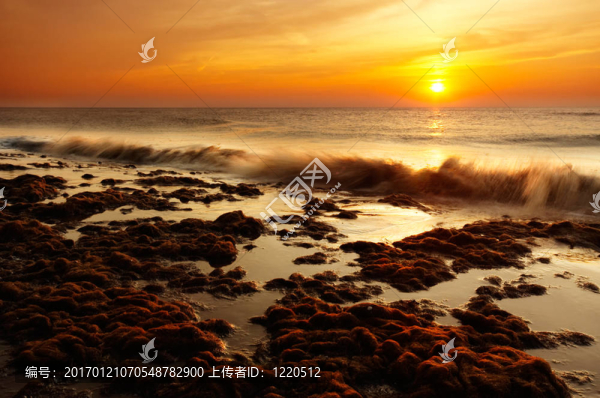 黃昏的海灘