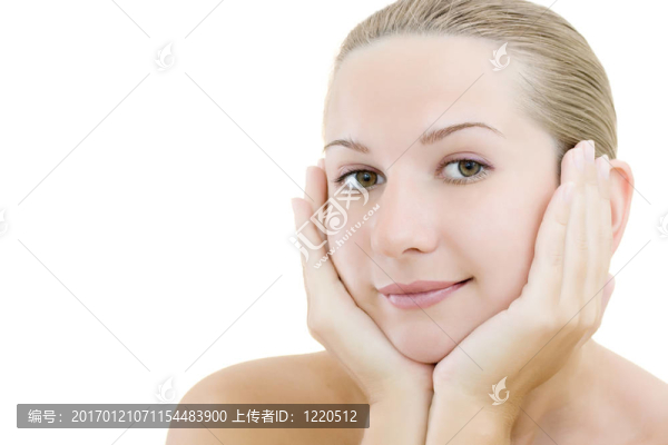 美麗的女人的臉