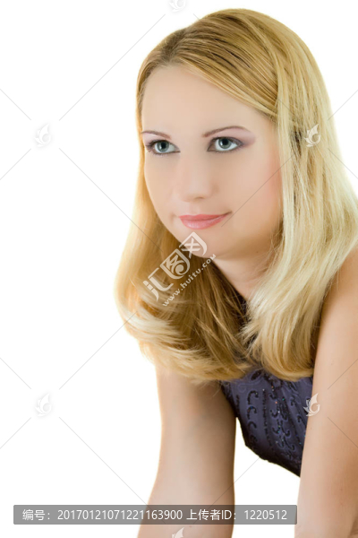 一個美麗的女人的肖像