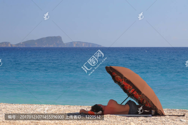 海灘上的人