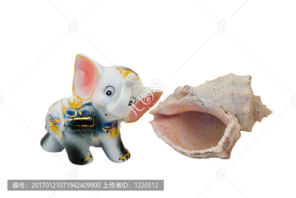 中國玩具大象和殼2